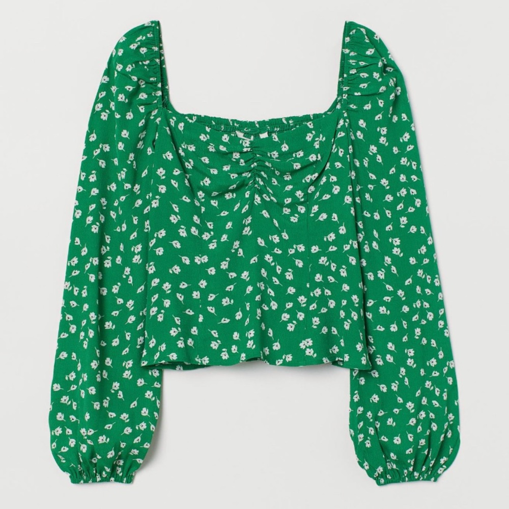 Puff sleeve top